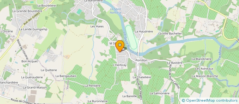 localisation de l'entreprise MADAME ESTELLE QUADJOVIE à VERTOU