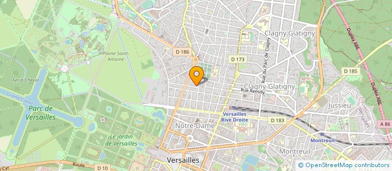 localisation de l'entreprise MADAME ESTELLE QUILES à VERSAILLES
