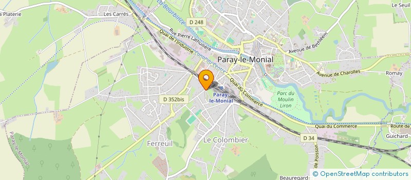 localisation de l'entreprise MADAME ESTELLE RAJAUD à PARAY-LE-MONIAL