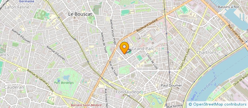 localisation de l'entreprise MADAME ESTELLE RAKOTONANAHARY-MICHEL  BORDEAUX