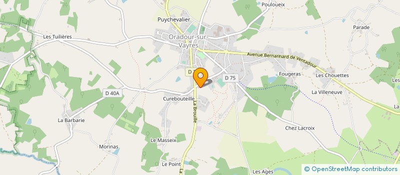 localisation de l'entreprise MADAME ESTELLE RAMPNOUX  ORADOUR-SUR-VAYRES