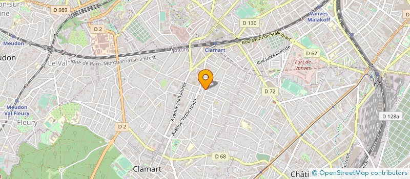 localisation de l'entreprise MADAME ESTELLE RAT à CLAMART