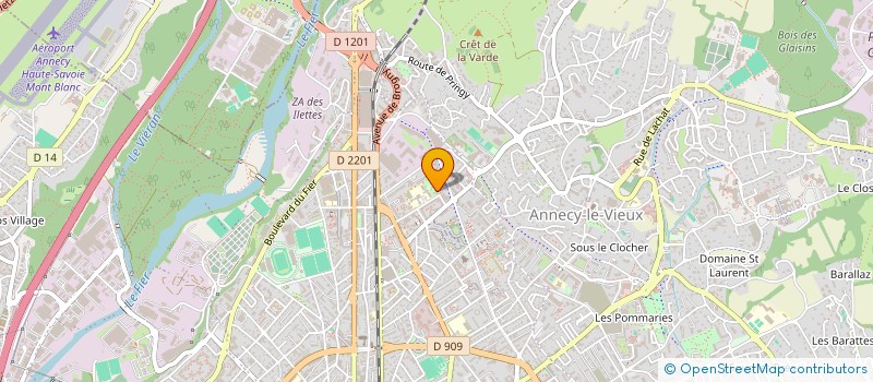 localisation de l'entreprise MADAME ESTELLE RECH à ANNECY