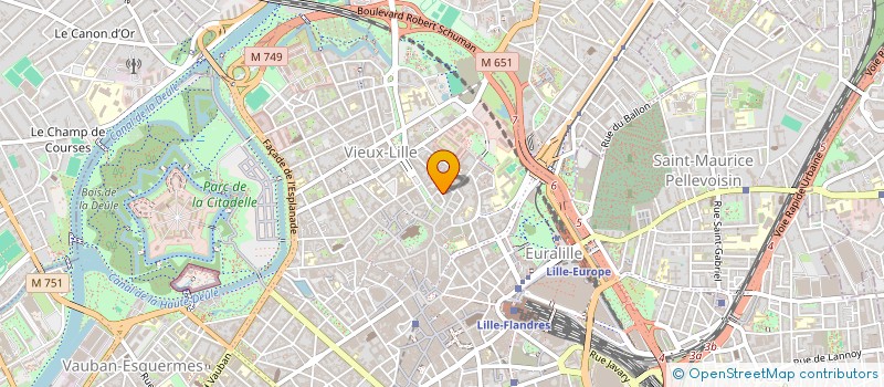 localisation de l'entreprise MADAME ESTELLE REMY à LILLE