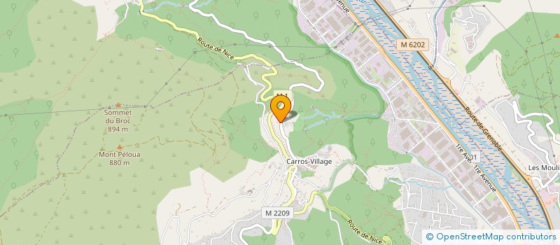 localisation de l'entreprise MADAME ESTELLE RENEVIER à CARROS