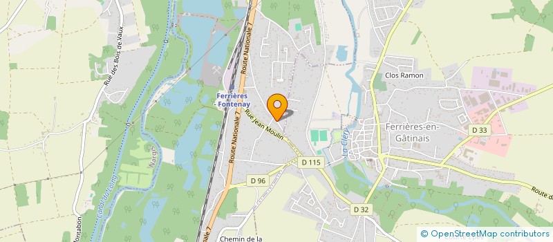 localisation de l'entreprise MADAME ESTELLE RETIF  FONTENAY-SUR-LOING