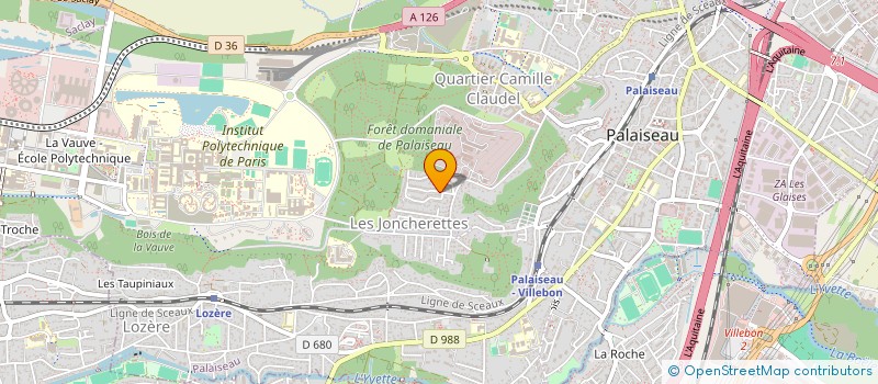 localisation de l'entreprise MADAME ESTELLE REVERREAU à PALAISEAU