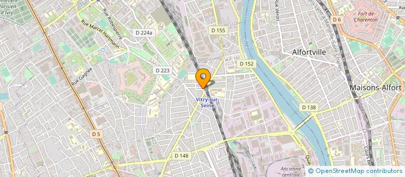 localisation de l'entreprise MADAME ESTELLE REY à VITRY-SUR-SEINE