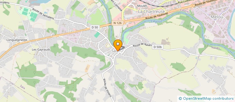 localisation de l'entreprise MADAME ESTELLE REY  SAIX