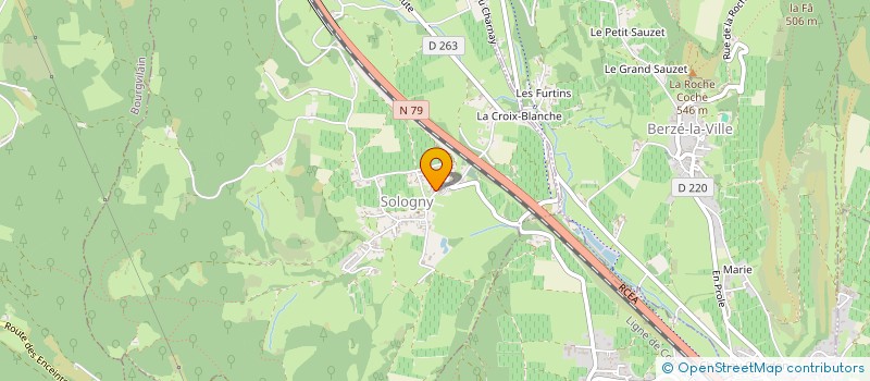 localisation de l'entreprise MADAME ESTELLE RHETY  SOLOGNY