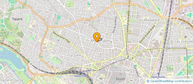 localisation de l'entreprise MADAME ESTELLE RIBAILLIER  DIJON