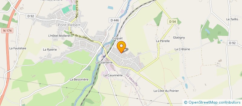 localisation de l'entreprise MADAME ESTELLE RIBET  LA MEAUFFE