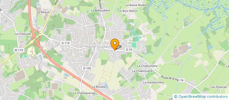 localisation de l'entreprise MADAME ESTELLE RICHARD à HAUTE-GOULAINE