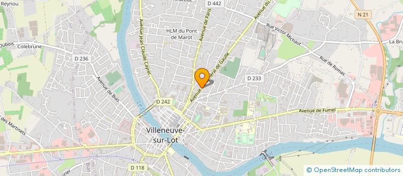 localisation de l'entreprise MADAME ESTELLE RIGAL  VILLENEUVE-SUR-LOT