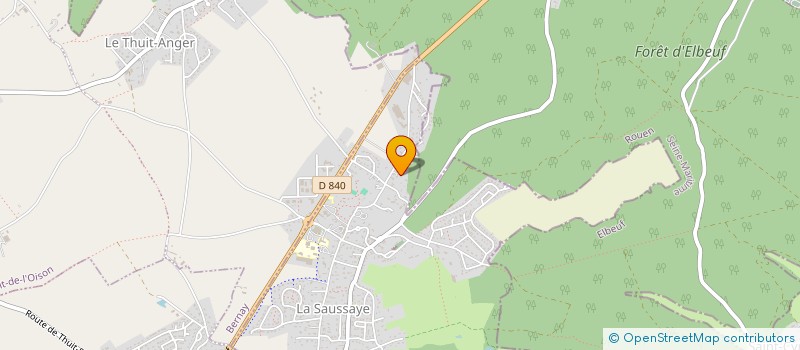 localisation de l'entreprise MADAME ESTELLE RIGAUDIER  LA SAUSSAYE