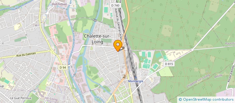 localisation de l'entreprise MADAME ESTELLE ROBERT à CHALETTE-SUR-LOING