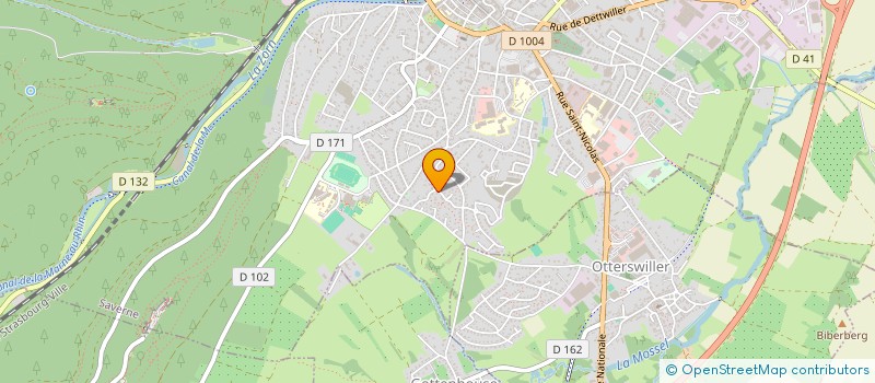 localisation de l'entreprise MADAME ESTELLE ROBERT  SAVERNE