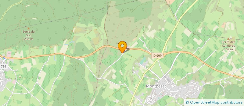 localisation de l'entreprise MADAME ESTELLE ROBERT  MONTPEZAT