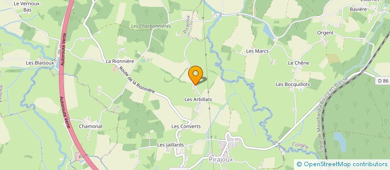 localisation de l'entreprise MADAME ESTELLE ROBLIN  PIRAJOUX