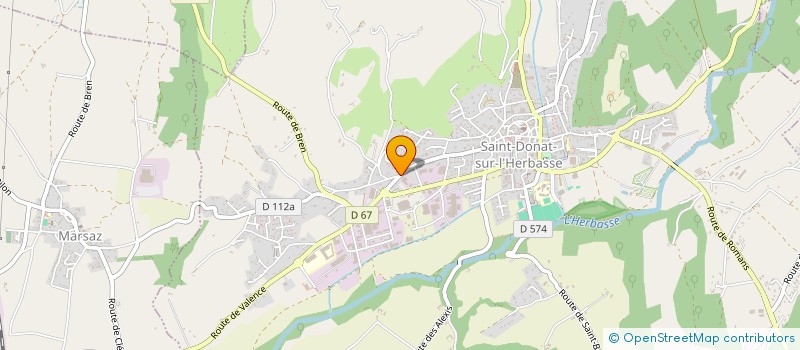 localisation de l'entreprise MADAME ESTELLE ROCHE à SAINT-DONAT-SUR-L'HERBASSE