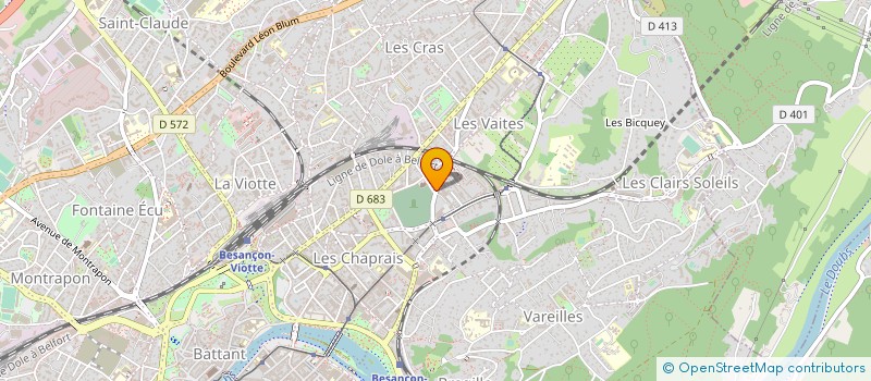 localisation de l'entreprise MADAME ESTELLE ROCHET  BESANCON