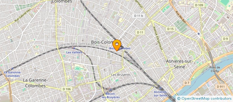 localisation de l'entreprise MADAME ESTELLE RODRIGUES à BOIS-COLOMBES