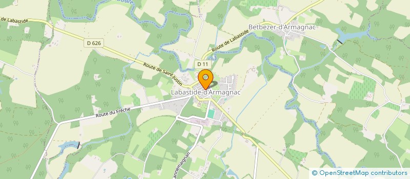 localisation de l'entreprise MADAME ESTELLE ROLLAND  LABASTIDE-D'ARMAGNAC