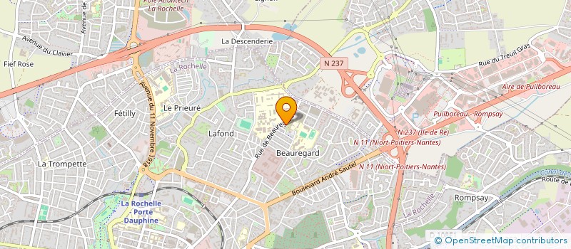 localisation de l'entreprise MADAME ESTELLE ROUSSEAU  LA ROCHELLE