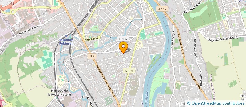 localisation de l'entreprise MADAME ESTELLE ROUSSETTE à CORBEIL-ESSONNES