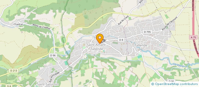 localisation de l'entreprise MADAME ESTELLE ROUX  SAINT-AMANT-TALLENDE