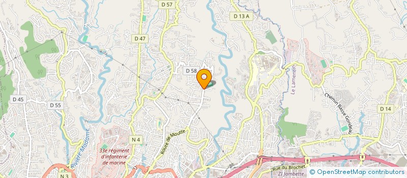 localisation de l'entreprise MADAME ESTELLE SAINTE CATHERINE  FORT-DE-FRANCE