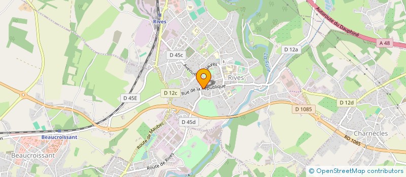 localisation de l'entreprise MADAME ESTELLE SALVAIA  RIVES