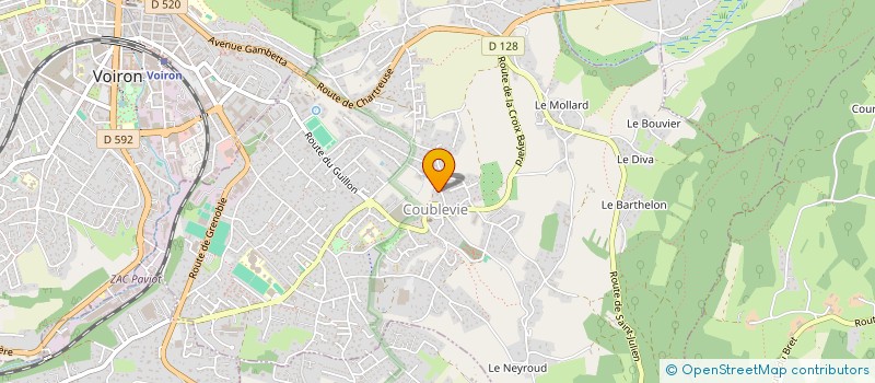 localisation de l'entreprise MADAME ESTELLE SANCHEZ  COUBLEVIE