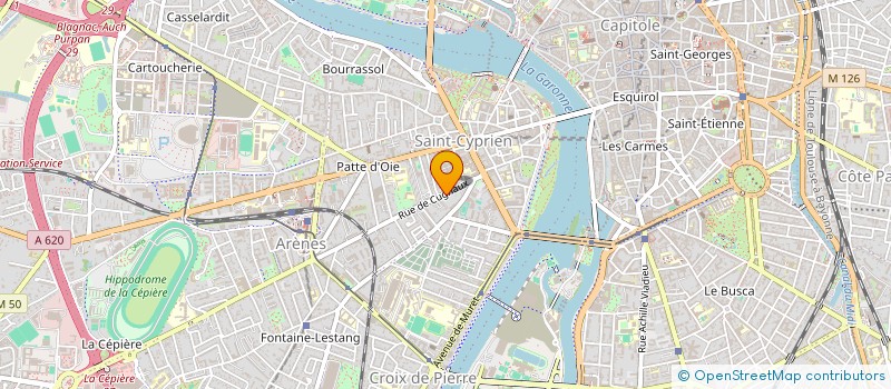 localisation de l'entreprise MADAME ESTELLE SANCHEZ  TOULOUSE