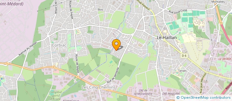 localisation de l'entreprise MADAME ESTELLE SARLANDIE  SAINT MEDARD EN JALLES