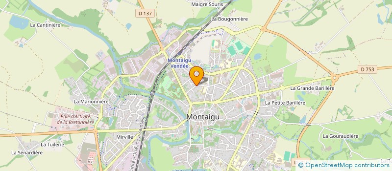 localisation de l'entreprise MADAME ESTELLE SAULE à MONTAIGU-VENDEE