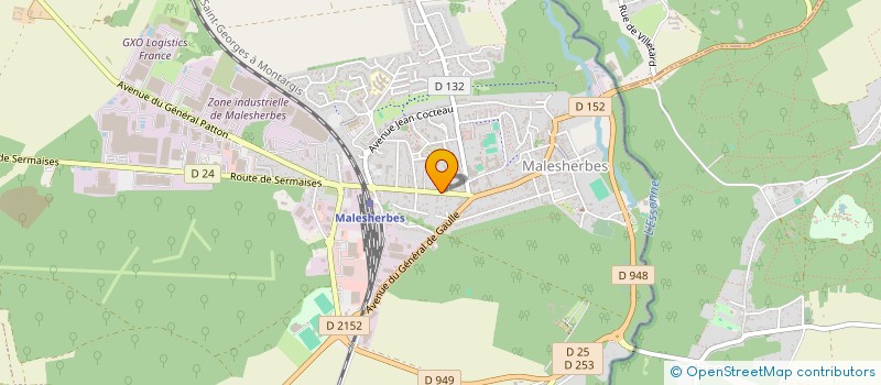 localisation de l'entreprise MADAME ESTELLE SAURIOT à LE MALESHERBOIS