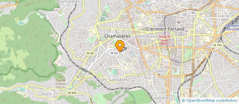 localisation de l'entreprise MADAME ESTELLE SAUVAGEON à CHAMALIERES