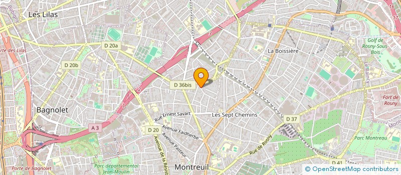 localisation de l'entreprise MADAME ESTELLE SAVOYE à MONTREUIL