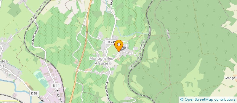 localisation de l'entreprise MADAME ESTELLE SCHALLER  MONTIGNY-LES-ARSURES