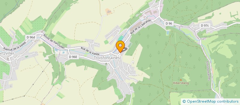 localisation de l'entreprise MADAME ESTELLE SCHERRER  TROISFONTAINES