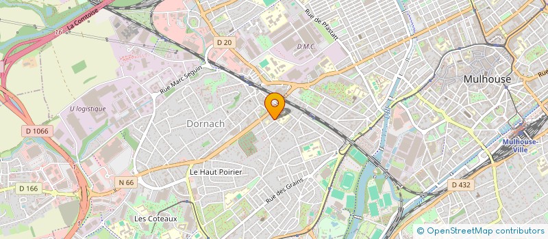 localisation de l'entreprise MADAME ESTELLE SCHUELLER  MULHOUSE