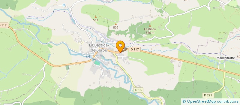 localisation de l'entreprise MADAME ESTELLE SCHWAB à LA BASTIDE-DE-SEROU