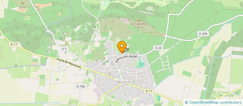 localisation de l'entreprise MADAME ESTELLE SCHWARTZ à MOURIES