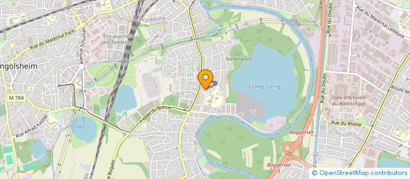 localisation de l'entreprise MADAME ESTELLE SCHWARTZ  OSTWALD