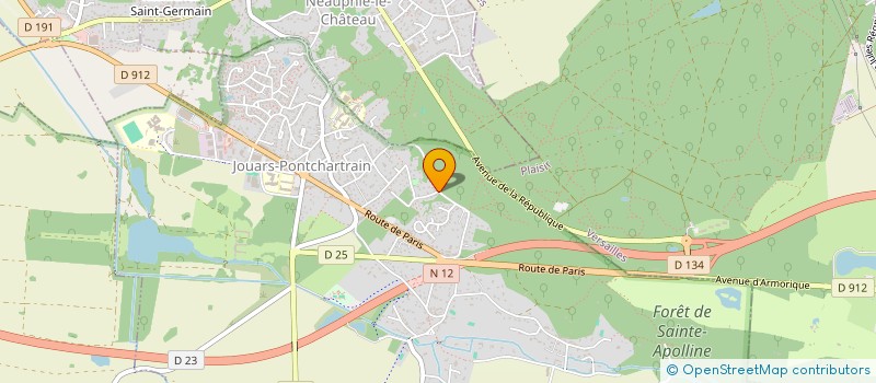 localisation de l'entreprise MADAME ESTELLE SEBAN  JOUARS-PONTCHARTRAIN