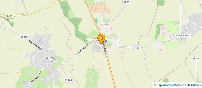 localisation de l'entreprise MADAME ESTELLE SENGKHAMDY  SAINTE-COLOMBE