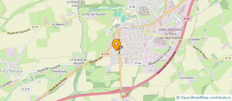 localisation de l'entreprise MADAME ESTELLE SIBEAUX  VILLERS-BOCAGE