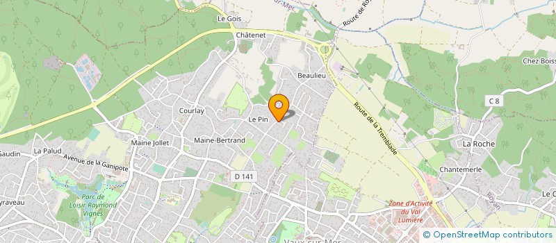 localisation de l'entreprise MADAME ESTELLE SIERRA à SAINT-PALAIS-SUR-MER
