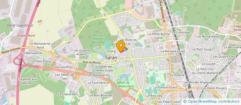 localisation de l'entreprise MADAME ESTELLE SIMOENS à SARAN
